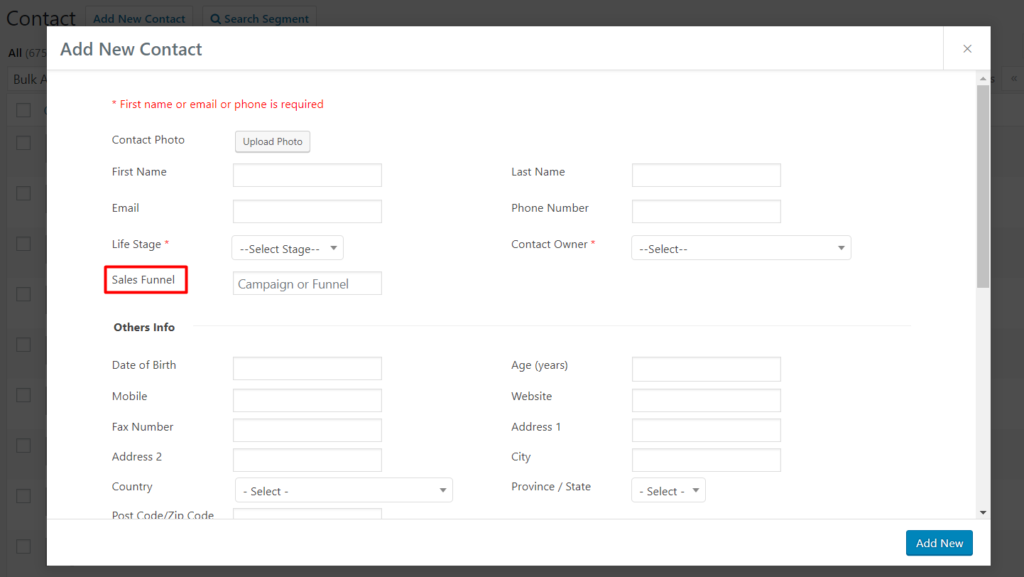How to Add Custom Fields to Your CRM User Profiles