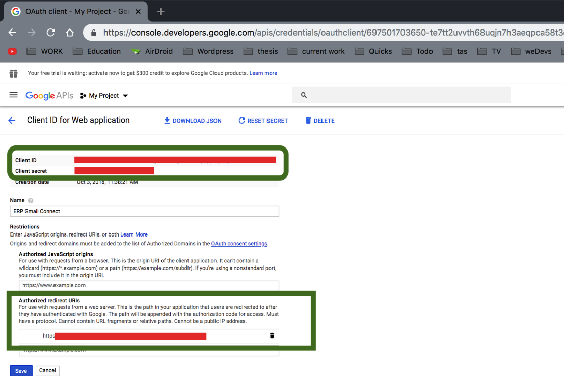 How To Configure Gmail API Connection In The CRM Settings How To Configure Gmail API Connection In The CRM Settings
