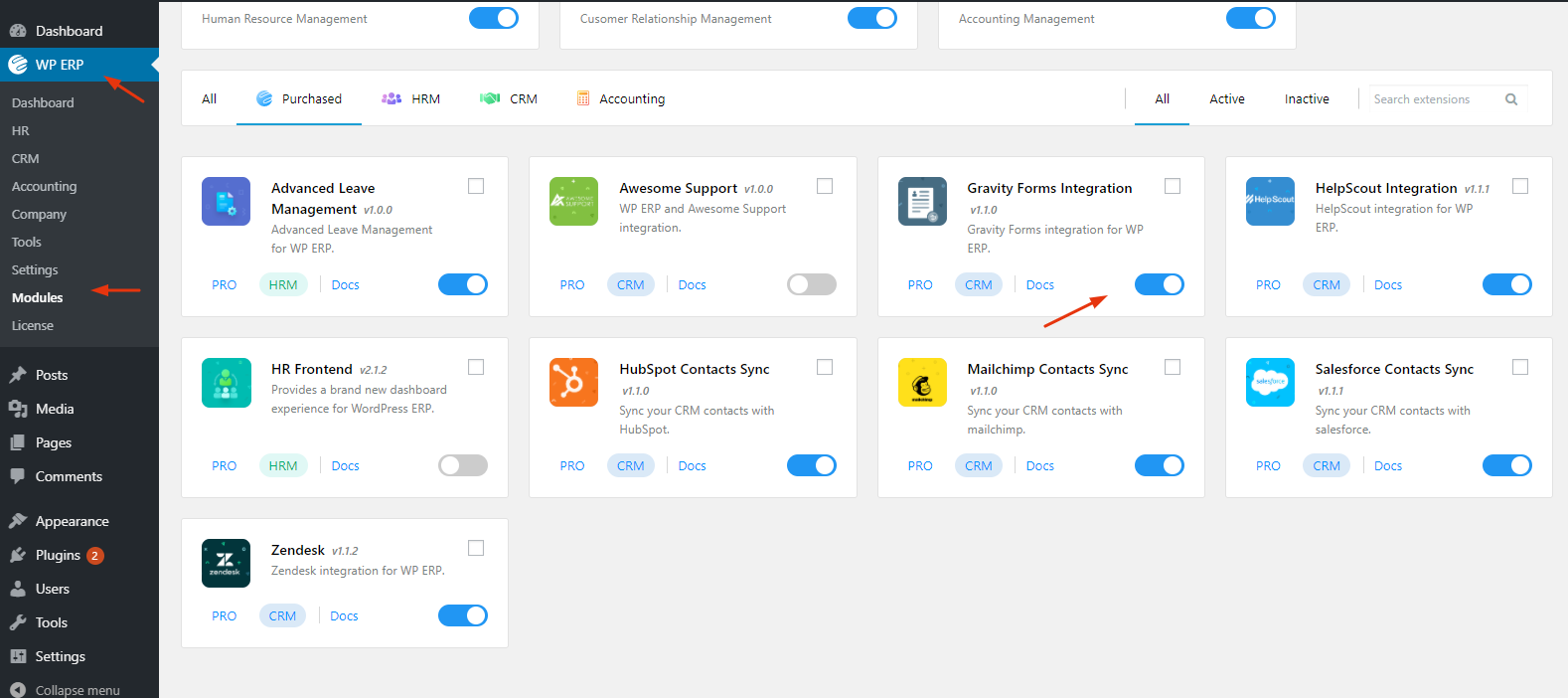 Gravity Form Sync with WP ERP Pro (WP ERP CRM Module)