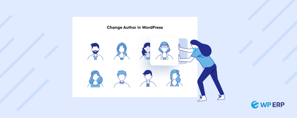 How to change author in WordPress