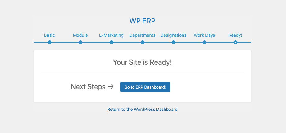 Step 1: Install the WP ERP Core Free Plugin 