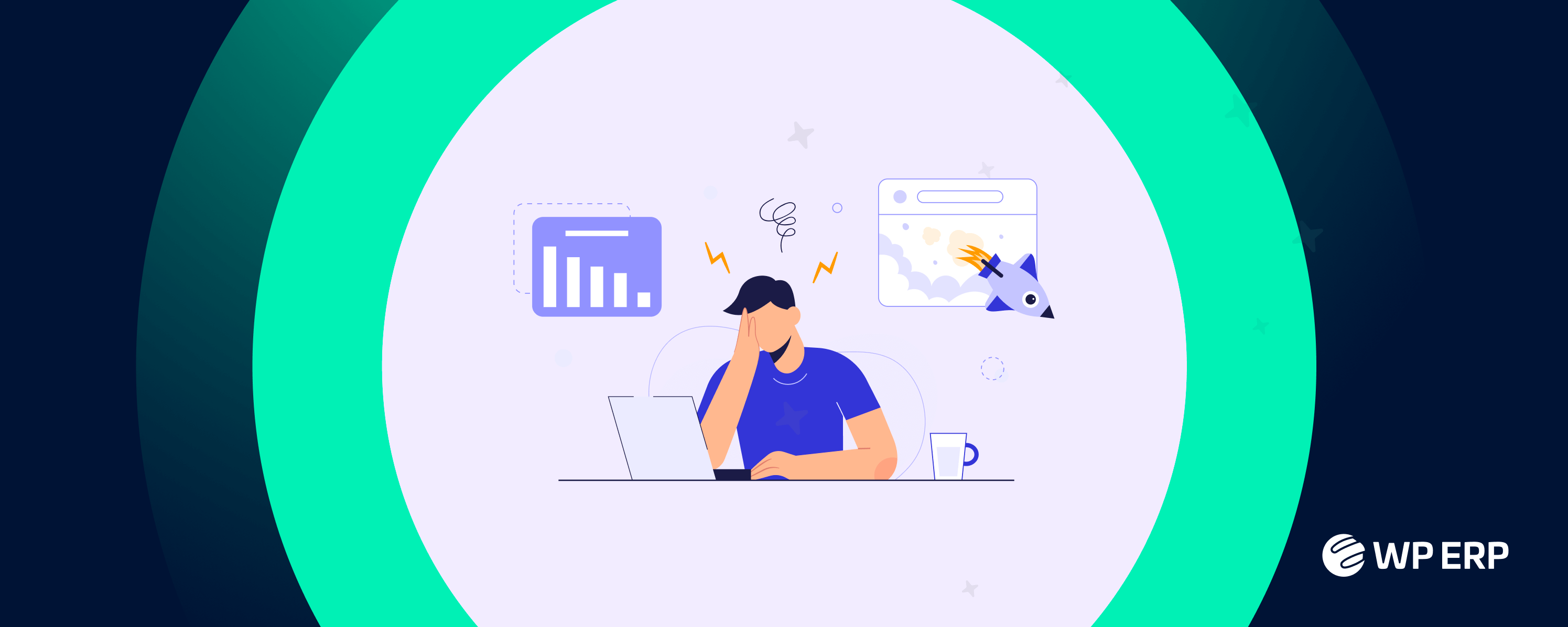 A person is disturbed with the common HR challenges