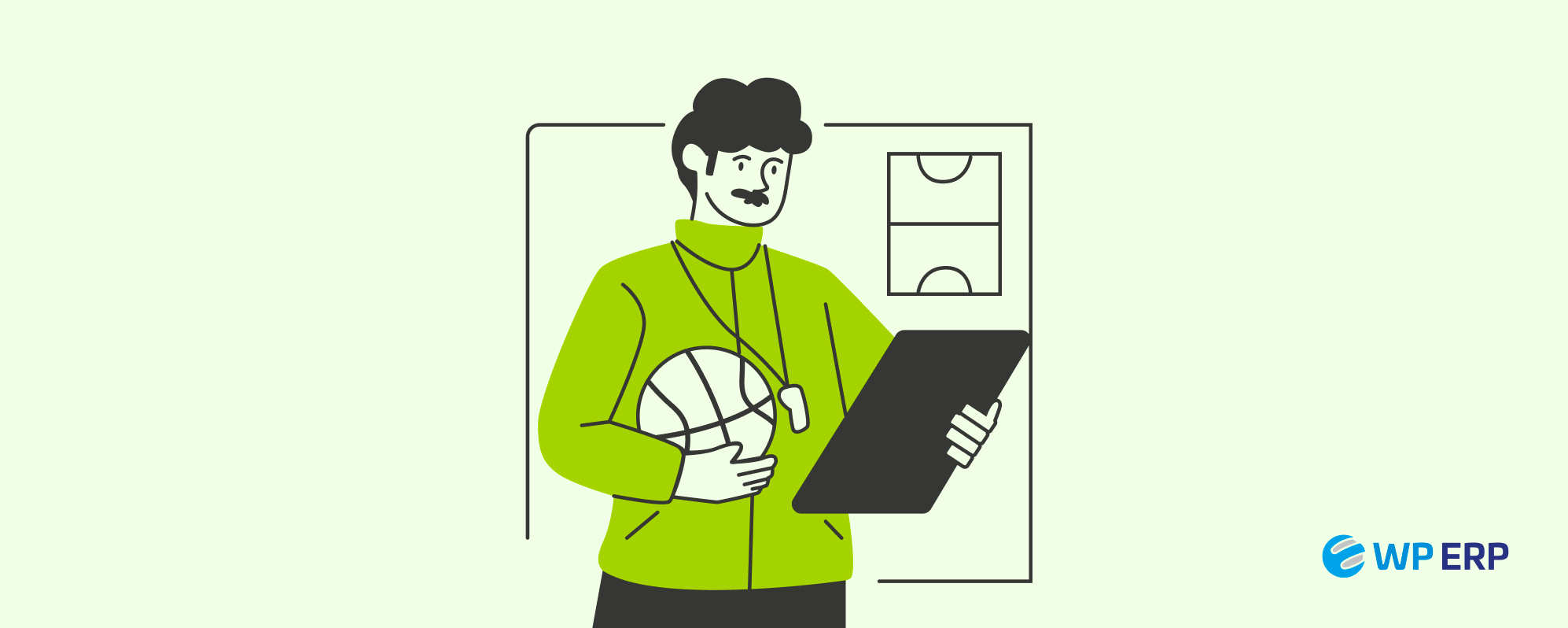 A coach is preparing his online small business idea