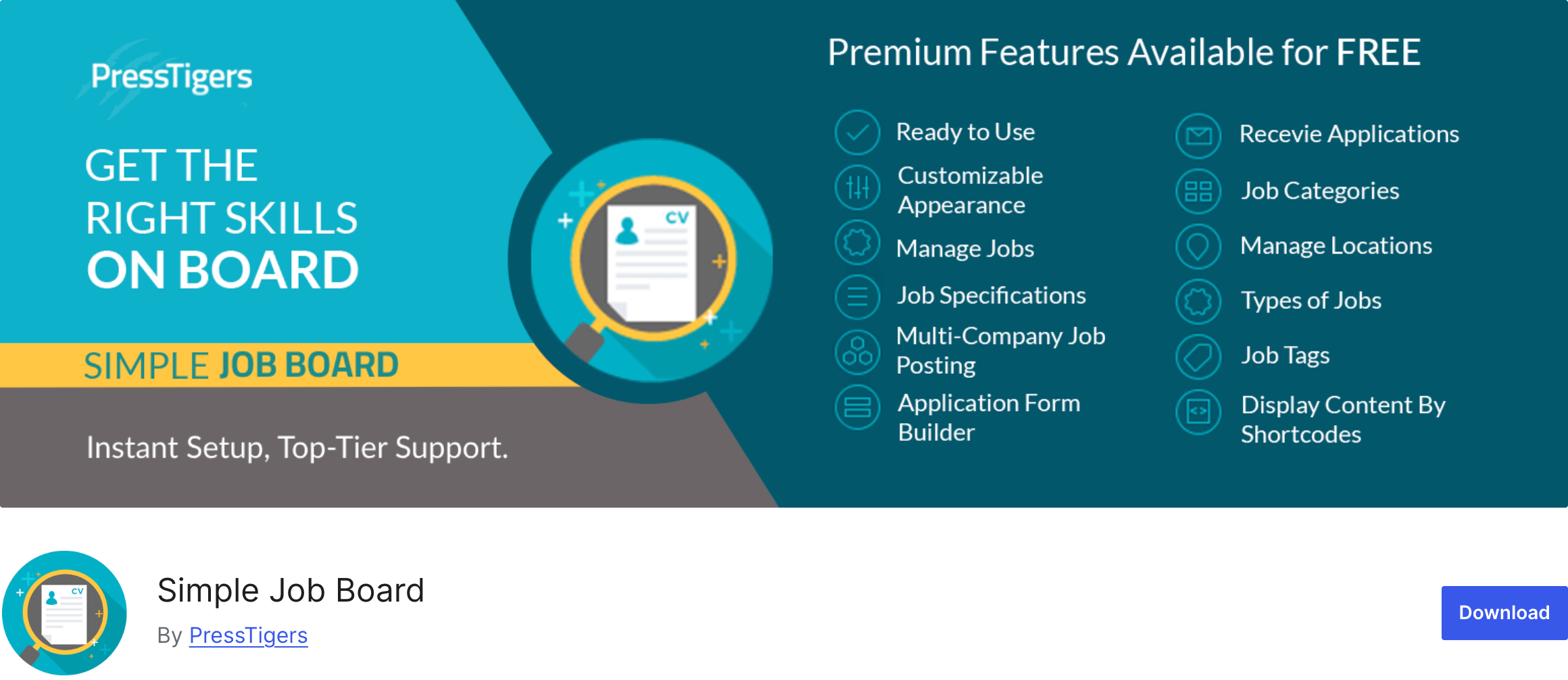 Simple Job Board plugin