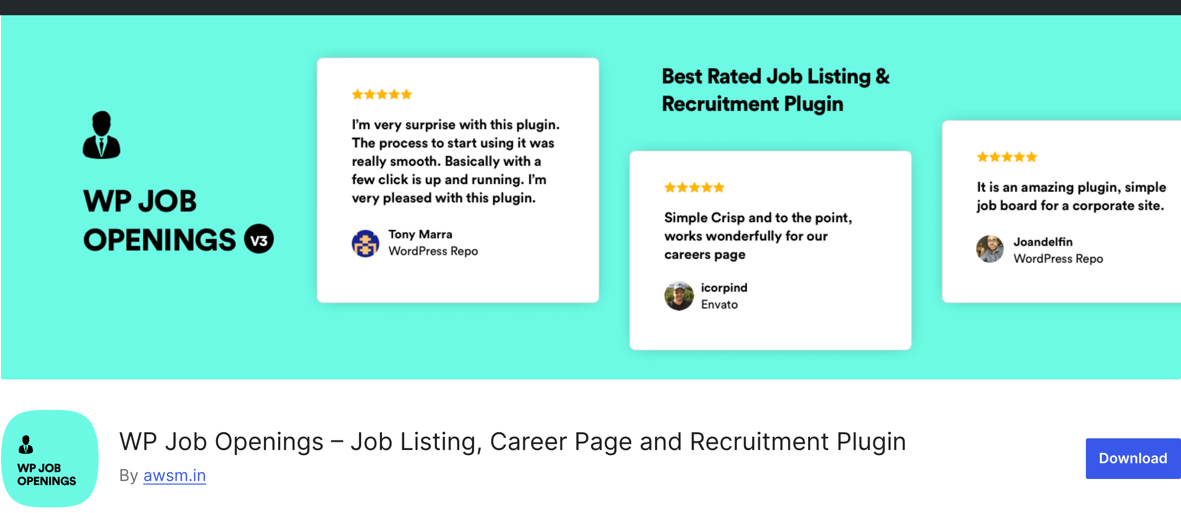 WP Job Openings plugin