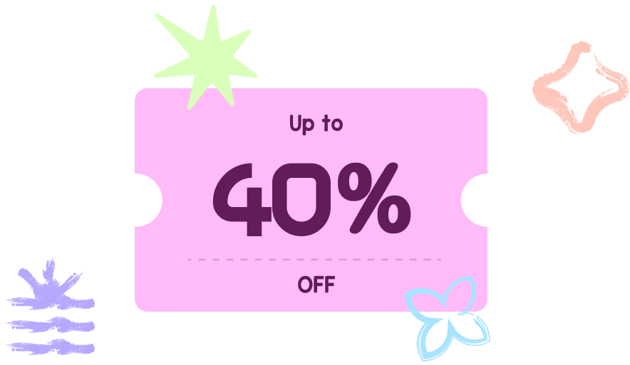 Up to 40% OFF