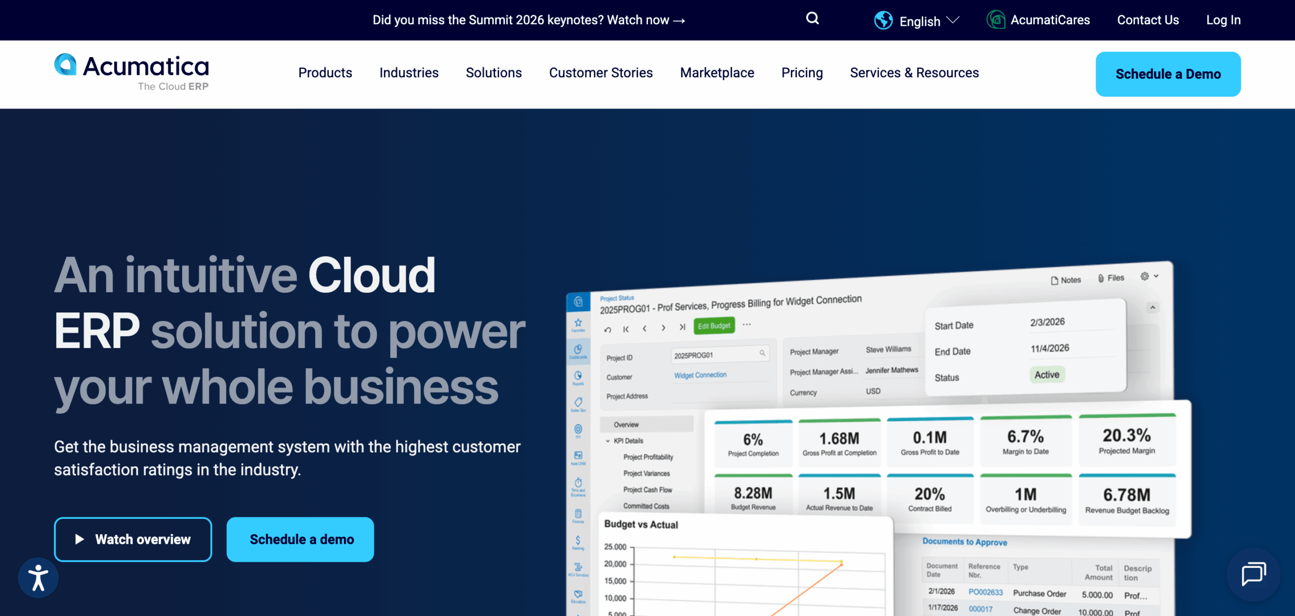Acumatica ERP solution