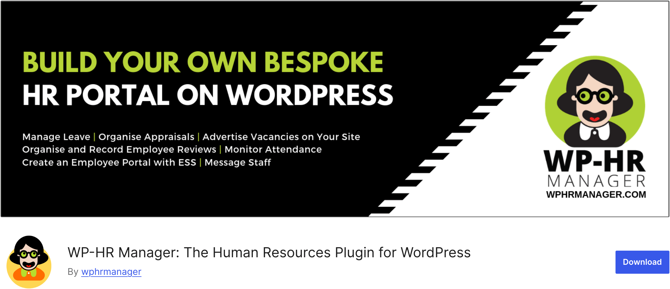 WP HR Manager plugin